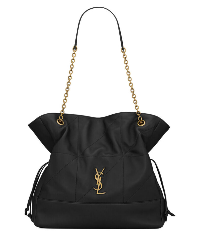 Saint Laurent Jamie 4.3 Sheepskin Tote Bag Black